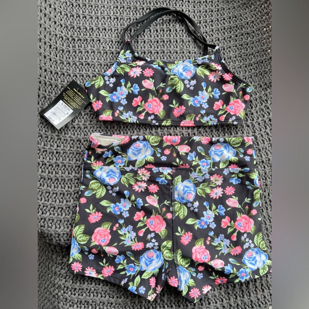 Art Class girls Floral Swim suit